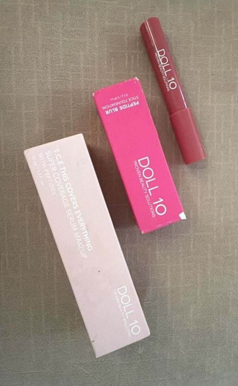 “Doll 10” Lot- Peptide makeup, all New items (see detail)